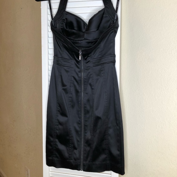 Bebe Black Halter Dress - Picture 3 of 4